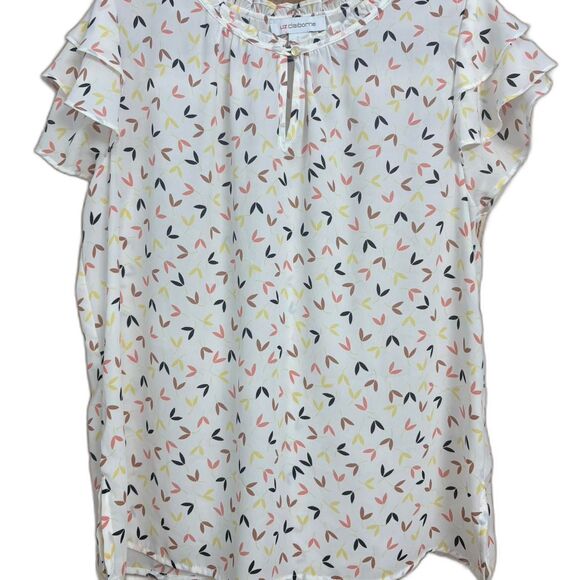 Liz Claiborne Tops - Liz Claiborne Women's Ruffle Sleeve Blouse Medium